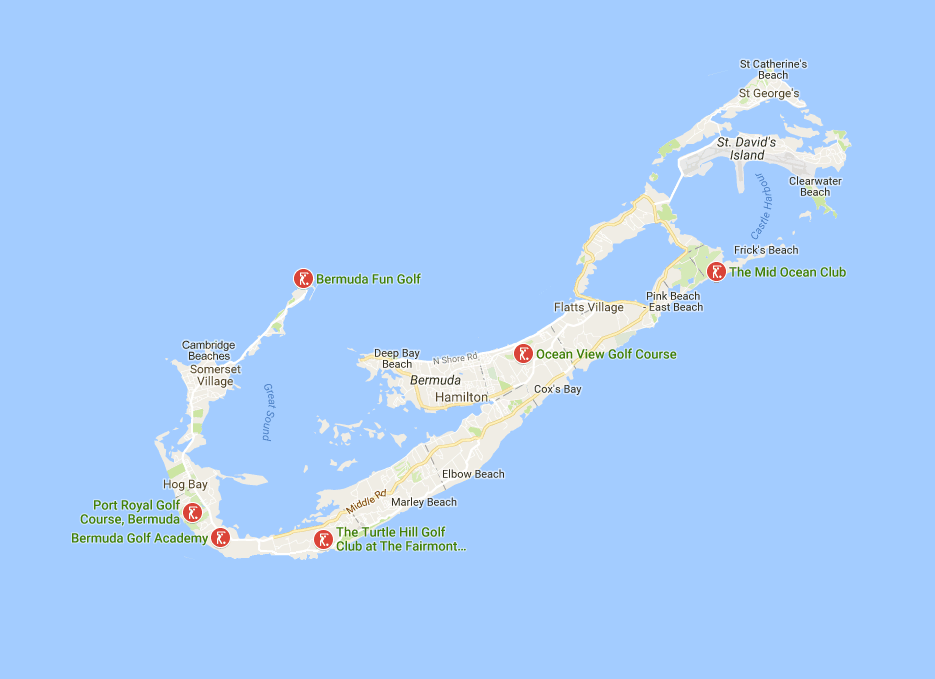 Bermuda Travel Planning Map The Best of Bermuda
