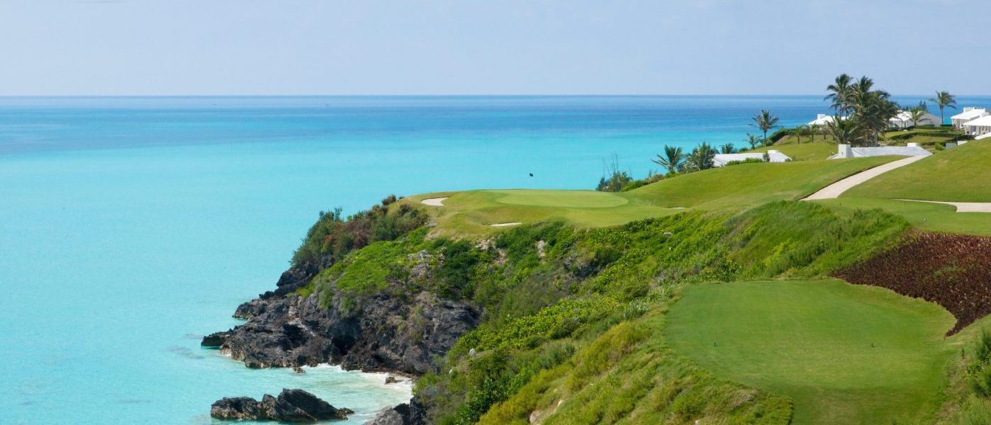Port Royal Golf Course Hole 16 From The Tee Box Overlooking The Atlantic Ocean